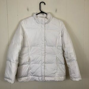 GAP White Puffer Jacket Sz S